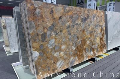 Dieta Champagne Marbre Car Gold Stone